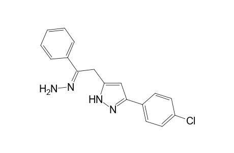 5(3)-p-Chlorophenyl-3(5)-[.beta.-hydrazonophenylethyl]pyrazole