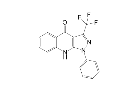 1-Phenyl-4,9-dihydro-3-fluoromethyl-1H-pyrozolo[3,4-b]qionolin-4-one
