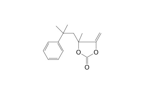 1,3-Dioxolan-2-one, 4-methyl-5-methylene-4-(2-methyl-2-phenylpropyl)-