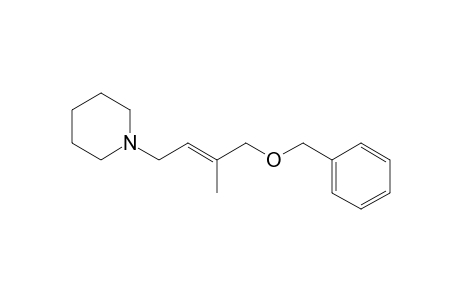 1-[(E)-4-(Benzyloxy)-3-methylbut-2-enyl]piperidine