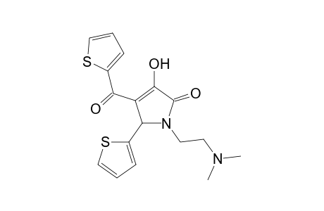 1-(2-Dimethylamino-ethyl)-3-hydroxy-4-(thiophene-2-carbonyl)-5-thiophen-2-yl-1,5-dihydro-pyrrol-2-one