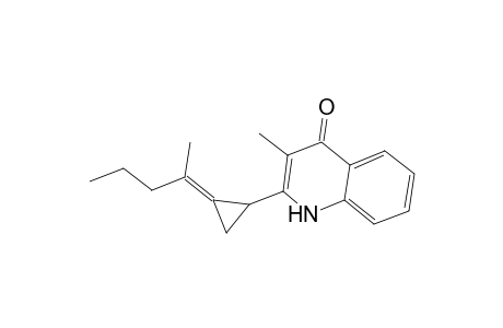 3-Methyl-2-[(2E)-2-(1-methylbutylidene)cyclopropyl]-4(1H)-quinolinone