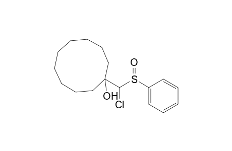 1-[Chloro(phenylsulfinyl)methyl]cyclodecanol