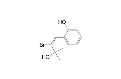 (E)-3-Bromo-4-(o-hydroxyphenyl)-2-methylbut-3-en-2-ol
