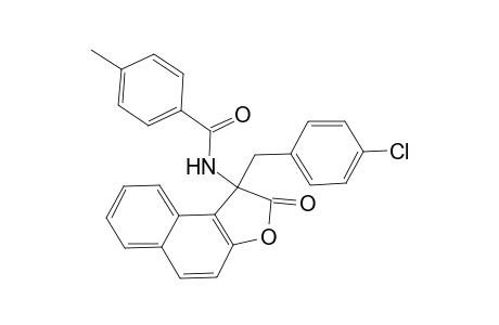 N-(1-(4-Chlorobenzyl)-1,2-dihydro-2-oxonaphtho[2,1-b]furan-1-yl)-4-methylbenzamide