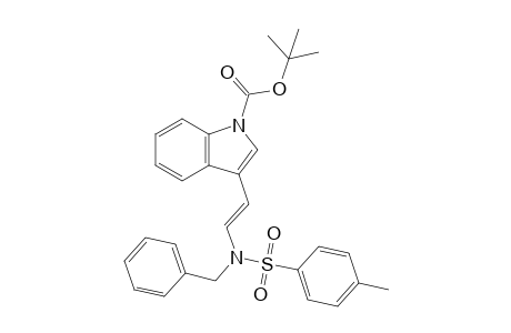 tert-Butyl 3-((E)-2-{benzyl-[(4-methylphenyl)sulfonyl]amino}ethynyl)-1H-indole-1-carboxylate