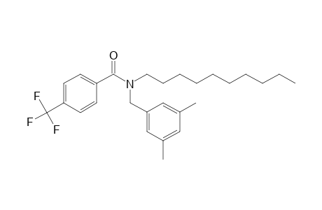 Benzamide, 4-trifluoromethyl-N-(3,5-dimethylbenzyl)-N-decyl-