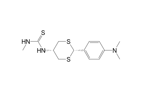 Thiourea, N-[2-[4-(dimethylamino)phenyl]-1,3-dithian-5-yl]-N'-methyl-, cis-
