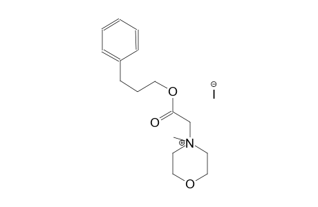 morpholinium, 4-methyl-4-[2-oxo-2-(3-phenylpropoxy)ethyl]-, iodide