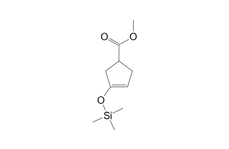 3-trimethylsilyloxy-1-cyclopent-3-enecarboxylic acid methyl ester