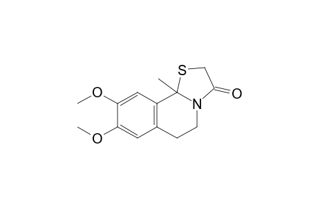 8,9-Dimethoxy-10b-methyl-5,6-dihydro-[1,3]thiazolo[2,3-a]isoquinolin-3-one