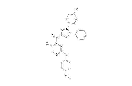 1-(4-BROMOPHENYL)-N-[4-OXO-3-(4-METHOXYPHENYL)-THIAZOLIDINE-2-YLIDENE]-5-PHENYL-1H-PYRAZOLE-3-CARBOHYDRAZIDE