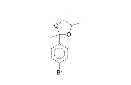 1,3-Dioxolane, 2-(4-bromophenyl)-2,4,5-trimethyl-