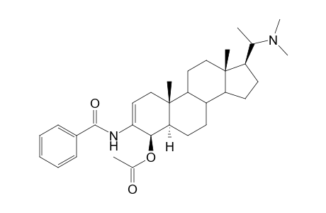 20-(Dimethylamino)-3-(benzoylamino)-5.alpha.-pregn-2-en-4.beta.-yl Acetate