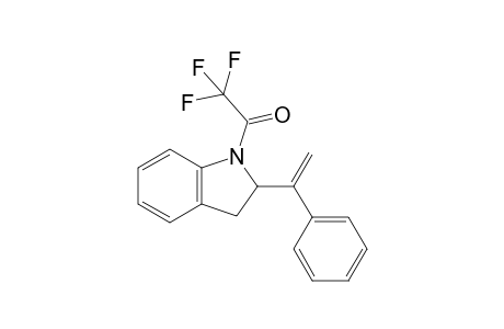 N-Trifluoroacetyl-2,3-dihydro-2-(1-phenylethenyl)indole