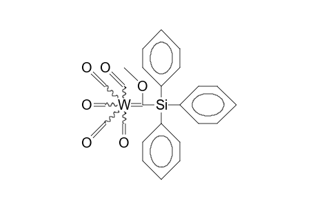 Pentacarbonyl(methoxy(triphenylsilyl(carbene)tungsten
