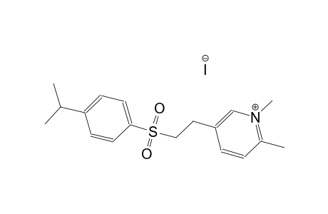 pyridinium, 1,2-dimethyl-5-[2-[[4-(1-methylethyl)phenyl]sulfonyl]ethyl]-, iodide