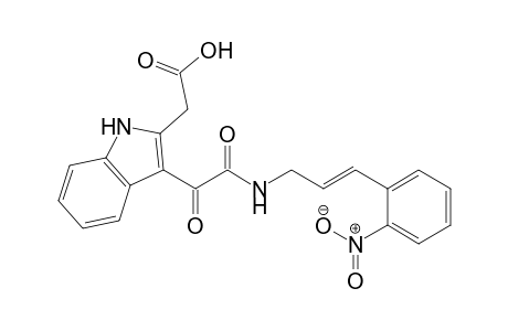 3-[[N-(2'-nitrocinnamyl)amino]glyoxylyl]indole-2-acetic Acid