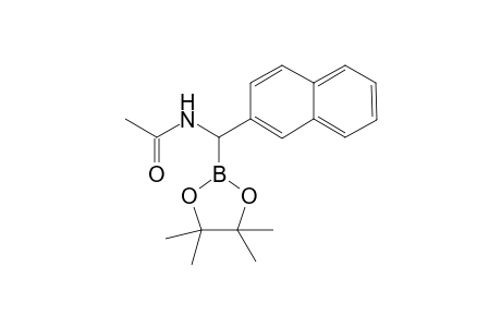 (+)-Pinacol (+-)-1-acetamido-1-(naphth-2-yl)methaneboronate