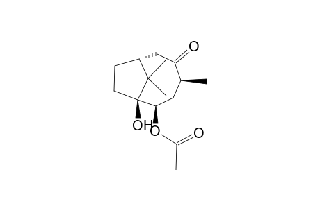 (1S,2R,4S,7R)-2-Acetoxy-1-hydroxy-5-oxo-4,10,10-trimethylbicyclo[5.2.1]decane
