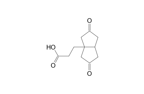3-(2,5-diketo-3,4,6,6a-tetrahydro-1H-pentalen-3a-yl)propionic acid