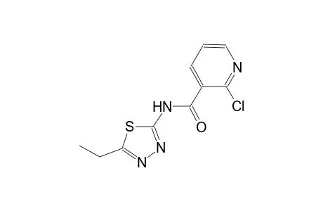 2-chloro-N-(5-ethyl-1,3,4-thiadiazol-2-yl)nicotinamide