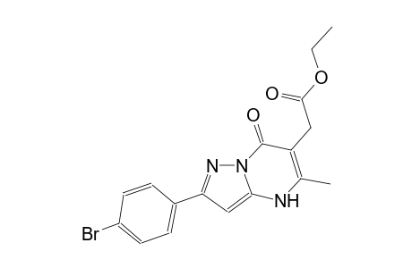 pyrazolo[1,5-a]pyrimidine-6-acetic acid, 2-(4-bromophenyl)-4,7-dihydro-5-methyl-7-oxo-, ethyl ester