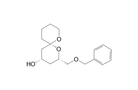(2S,4S,6S)-2-((Benzyloxy)methyl)-1,7-dioxaspiro[5.5]undecan-4-ol