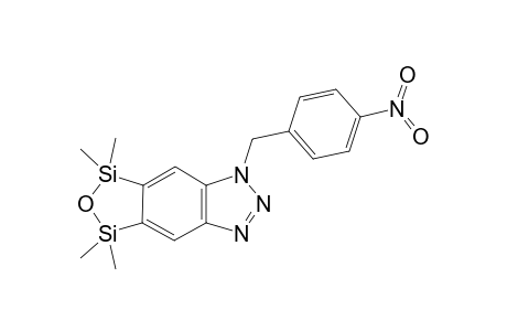 1-(4-Nitrobenzyl)-5,6-oxadisilole fused benzotriazole