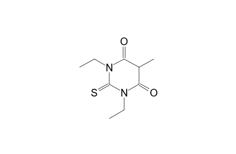 4,6(1H,5H)-pyrimidinedione, 1,3-diethyldihydro-5-methyl-2-thioxo-
