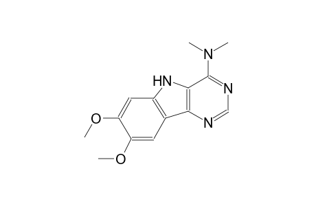 7,8-dimethoxy-N,N-dimethyl-5H-pyrimido[5,4-b]indol-4-amine