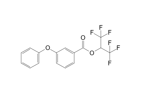 [2,2,2-trifluoro-1-(trifluoromethyl)ethyl] 3-phenoxybenzoate