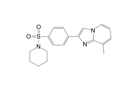 8-methyl-2-[4-(1-piperidinylsulfonyl)phenyl]imidazo[1,2-a]pyridine