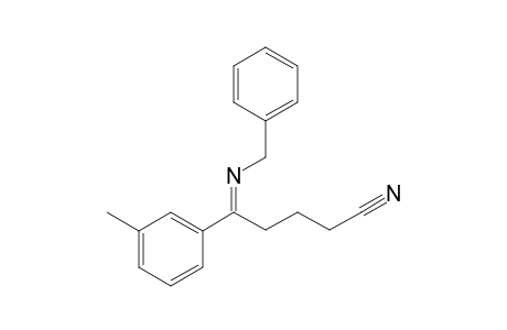 5-(Benzylimino)-5-(m-tolyl)pentanenitrile