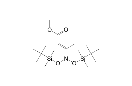 METHYL-3-N,N-BIS-(TERT.-BUTYLDIMETHYLSILYLOXY)-AMINO-2-BUTENOATE