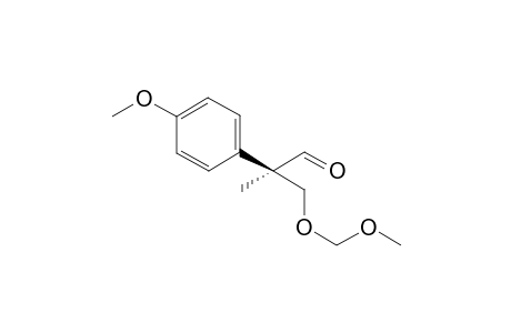 (R)-(+)-3-(Methoxymethoxy)-2-(4-methoxyphenyl)-2-methylpropanal