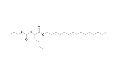 L-Norleucine, N-propoxycarbonyl-, pentadecyl ester