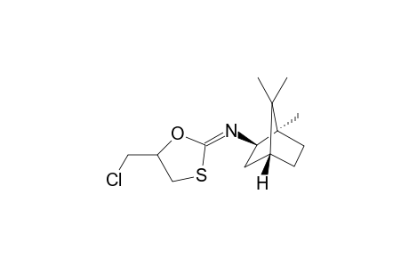 N-(2-exo-Bornyl)-5-chloromethyl-1,3-oxathiolane-2-imine