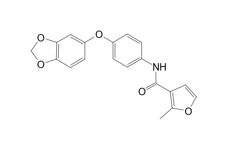 3-Furancarboxamide, N-[4-(1,3-benzodioxol-5-yloxy)phenyl]-2-methyl-