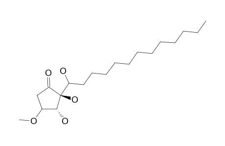 2,3-DIHYDROXY-2-(1-HYDROXYTRIDECYL)-4-METHOXYCYCLOPENTANONE