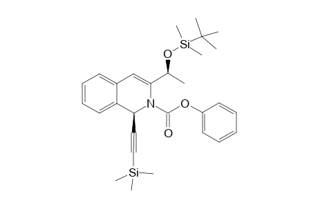 3-{(S*)-1-[(tert-Butyldimethylsilyl)oxyethyl]}-1-[(R*)-(trimethylsilylethynyl)]-1H-isoquinoline-2-carboxylicacid phenyl ester isomer