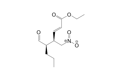 (4R,5R,E)-Ethyl 5-formyl-4-(nitromethyl) oct-2-enoate