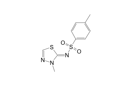 p-Toluenesulfonamide, N-(4-methyl-.delta.2-1,3,4-thiadiazolin-5-ylidene)-