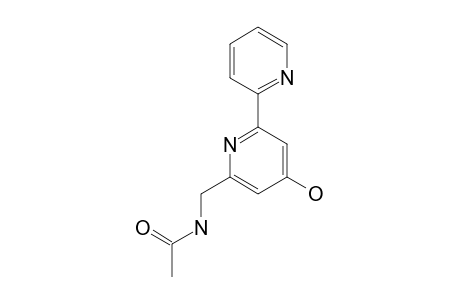 CAERULOMYCIN_J;N-[(4-HYDROXY-2,2'-BIPYRIDINE-6-YL)-METHYL]-ACETAMIDE