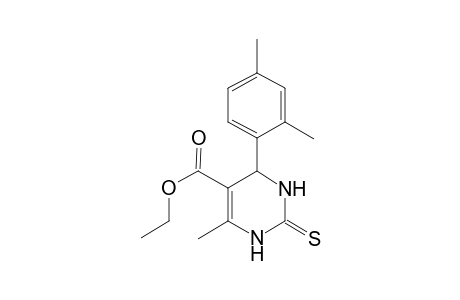 5-Pyrimidinecarboxylic acid, 4-(2,4-dimethylphenyl)-1,2,3,4-tetrahydro-6-methyl-2-thioxo-, ethyl ester