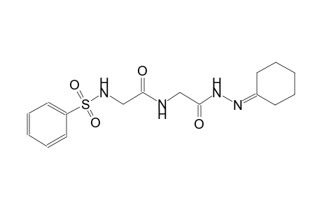 acetic acid, [[[(phenylsulfonyl)amino]acetyl]amino]-, 2-cyclohexylidenehydrazide