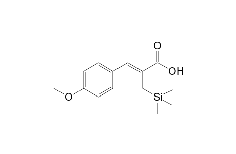 (2Z)-3-(4-Methoxyphenyl)-2-[(trimethylsilyl)methyl]prop-2-enoic Acid