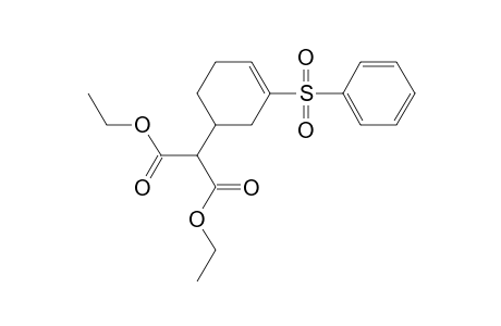 Diethyl[3-(phenylsulfonyl)-3-cyclohexenyl]malonate