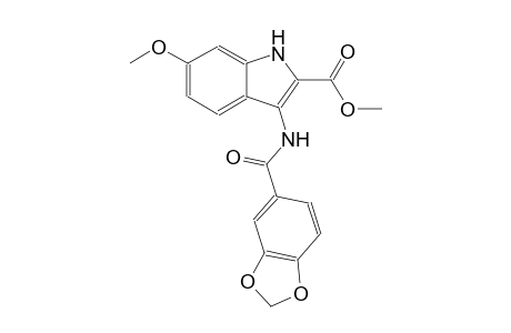 methyl 3-[(1,3-benzodioxol-5-ylcarbonyl)amino]-6-methoxy-1H-indole-2-carboxylate