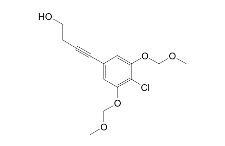 4-(4-Chloro3,5-bis(methoxymethoxy)phenyl)but-3-yn-1-ol